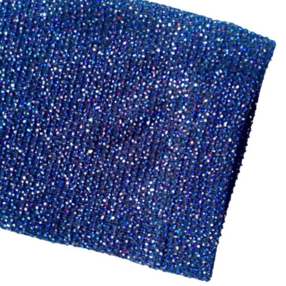 Sparkly Midnight Blue Long Sleeve Party Evening Dress Size 10 NWT NEW - Picture 4 of 4